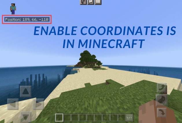 enable coordinates in Minecraft .techhostlab.com